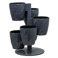 BMC0951 Кашпо Каскад RUBY Пятерочка антрацит