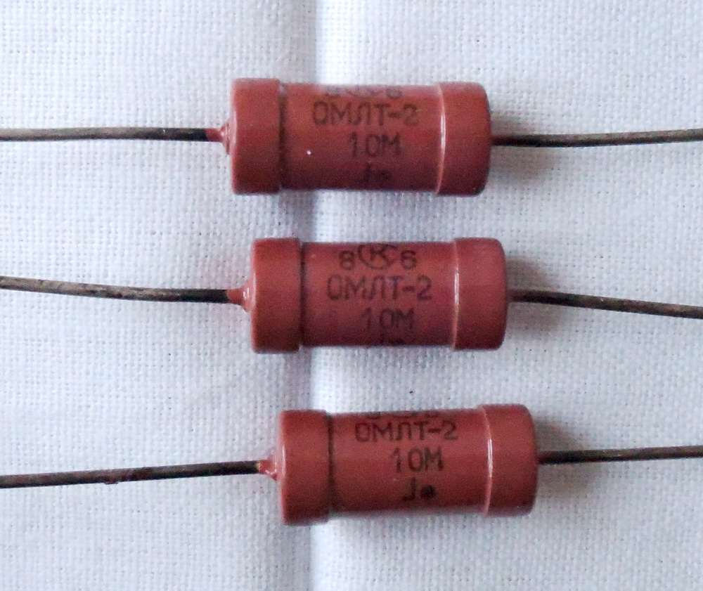 резисторы на 10 Мом