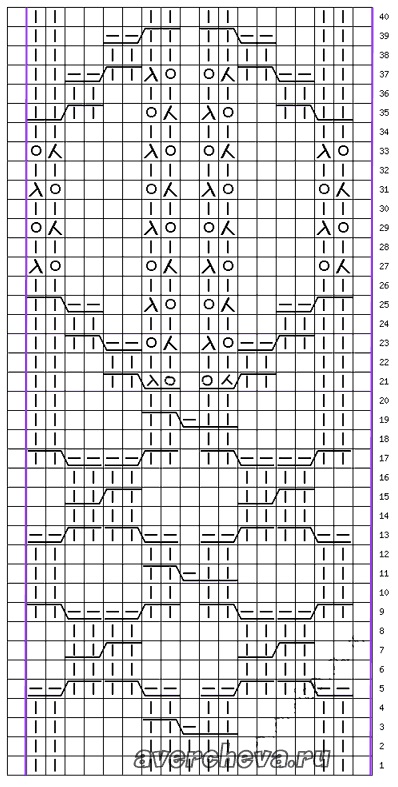 Узор спицами новый 34-1