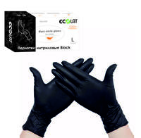 black L gloves