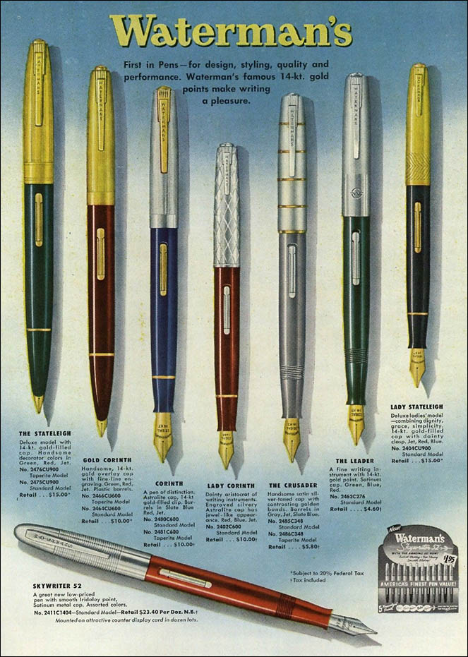Waterman's Gold Corinth. Lenskiy.org