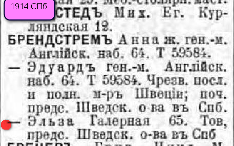 ННК Брендстрем 1914 СПб