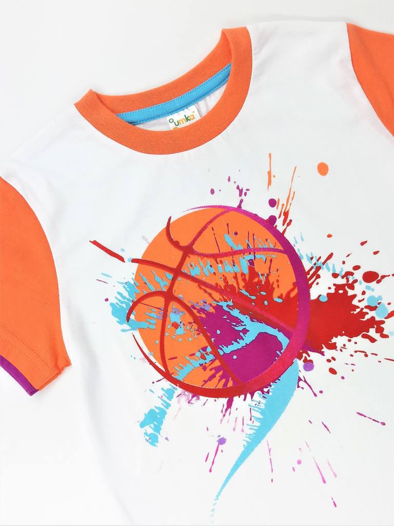 Футболка УМКА мяч оранж доп