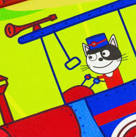 Бизиборд Паровозик (Три кота) ББ102 IMG 7435