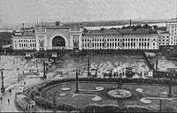окзал Новосибирск-Главный, площадь Гарина-Михайловского, 1958 год