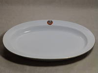 Блюдо с Гербом СССР из «Кремлевского сервиза» ЛФЗ 1970-е (22)