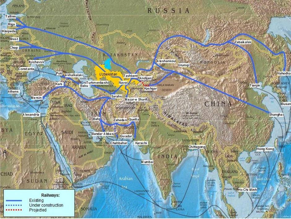 Центрально-азиатское торгово-экономическое пространство