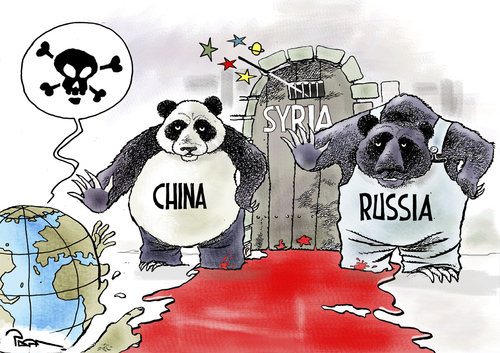 Россия и Китай на защите Сирии