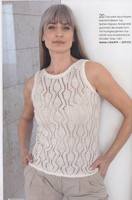 Топ белый листиками 1-1