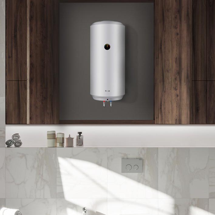 Водонагреватель накопительный электрический Haier ES80V-B2 SLIM, 80 л ...