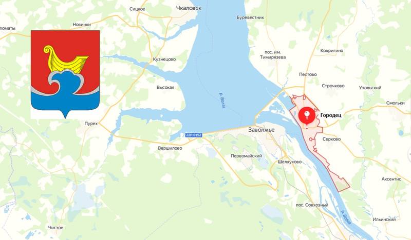 карта Городец карта Городец
