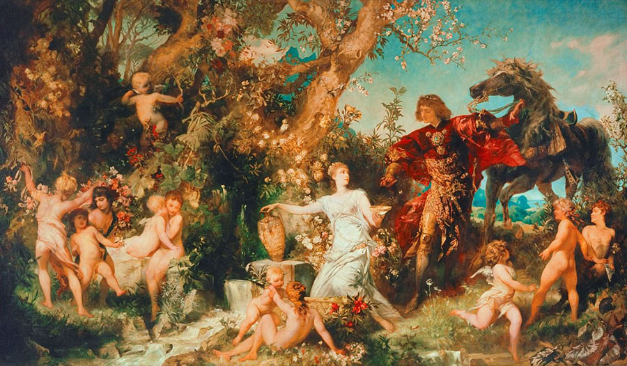 1-1художник Ганс МАКАРТВесна