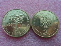 Польша 2012 год. 2 злотых «20 лет Большому оркестру праздничной помощи»