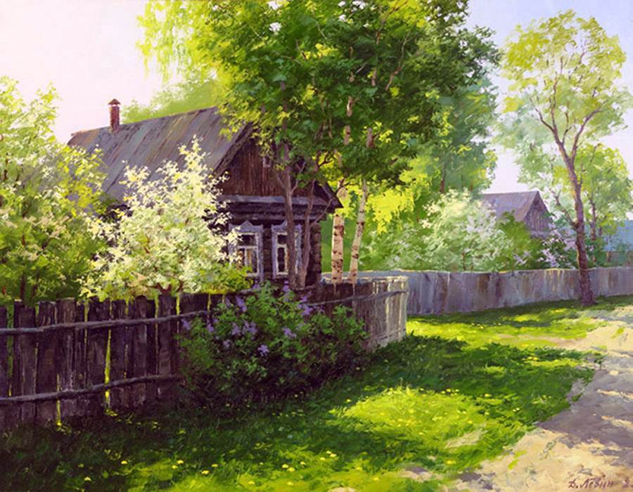 Лёвин Дмитрий. Весна в деревне (1)