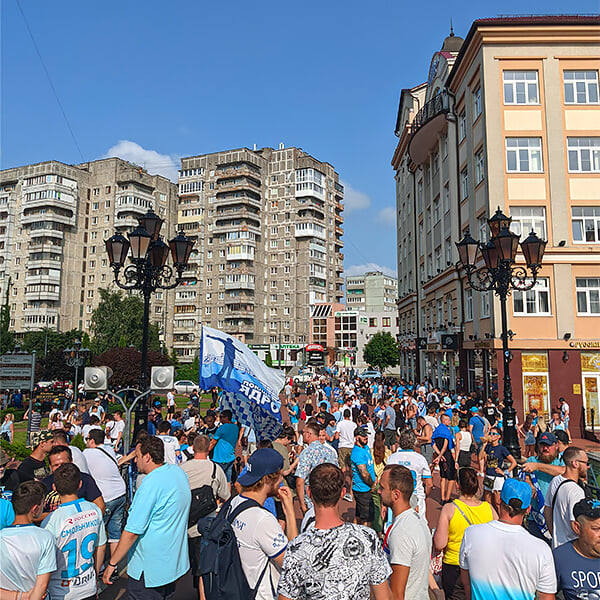 Фанаты Зенита в Калининграде
