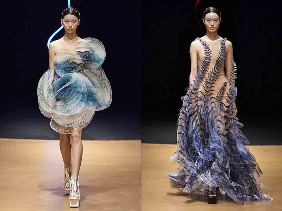 Дизайнерские платья от Ирис Ван Херпен.14