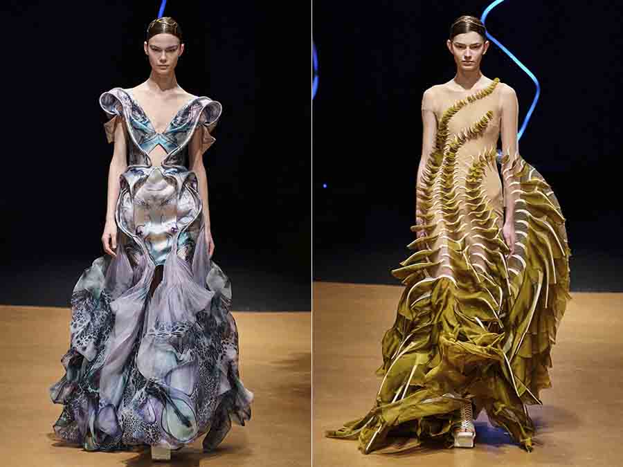 Дизайнерские платья от Ирис Ван Херпен.12