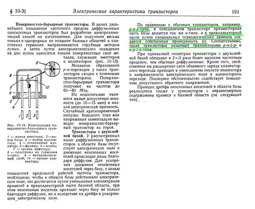 Поверхностно барьерные транзисторы Справочник радиолюбителя под ред Куликовского А А 1963г