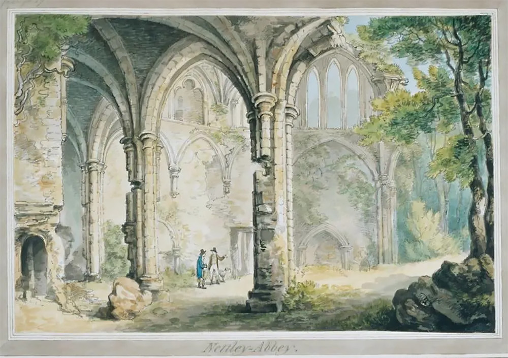 17«Аббатство Нетли», Томас Роулэндсон, 1791.
