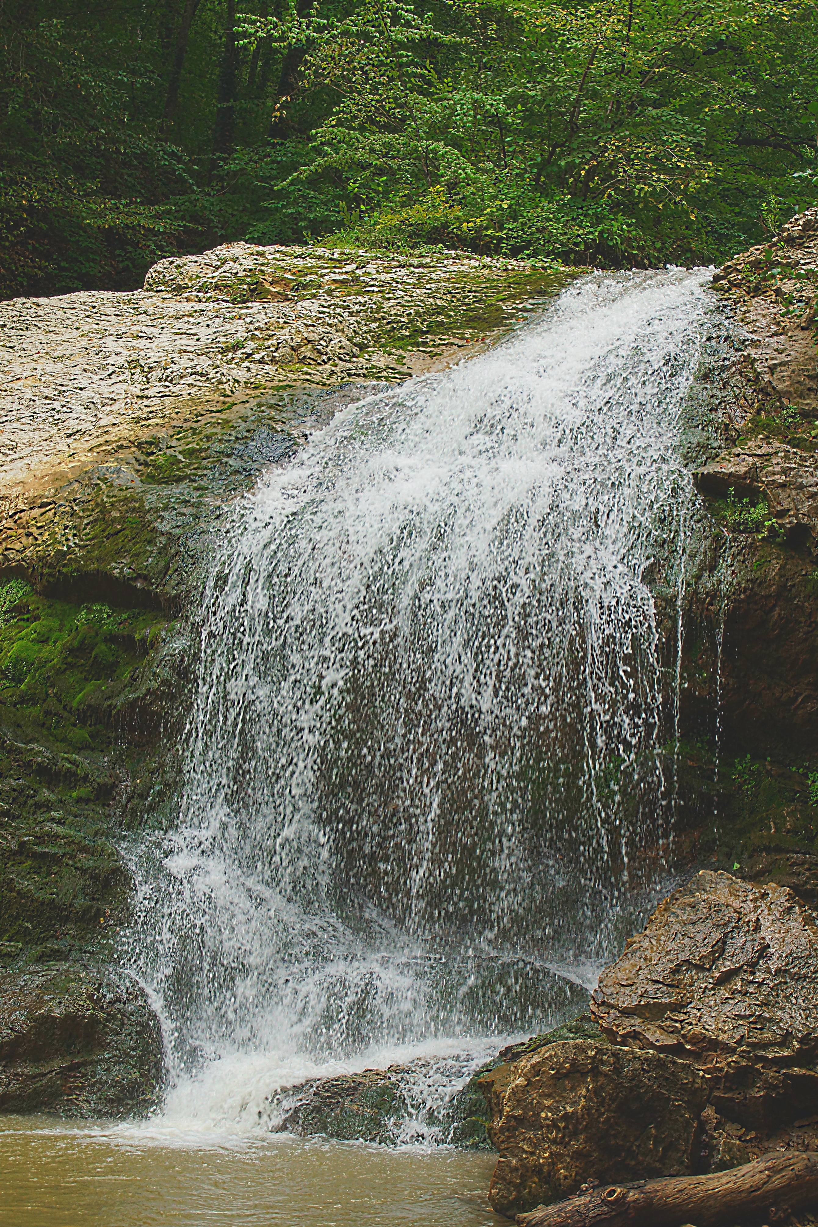 Водопад Шум каскада на ручье Руфабго. Фото Морошкина В.В.