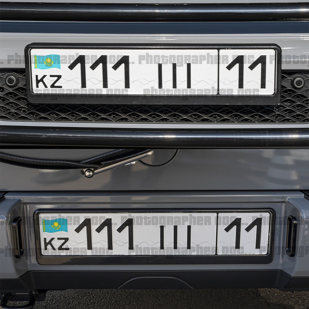 111 III 11, Mercedes-Benz G-Klasse (Kyzylorda Province) License plate  Kazakhstan