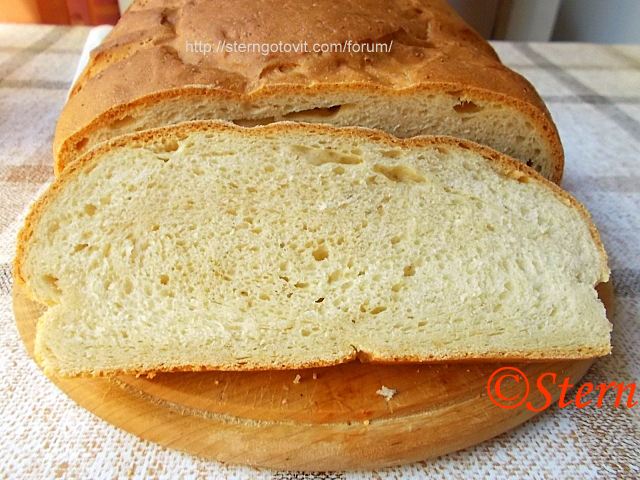 Хлеб пшеничный взбивной из холодного теста