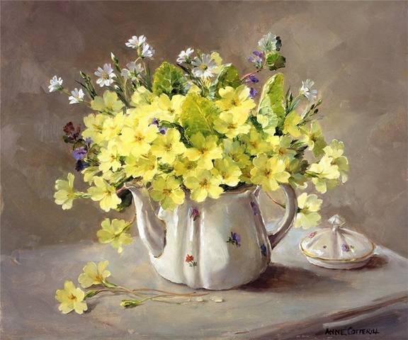 Напоенные солнцем: цветы известной английской художницы Энн Коттерилл