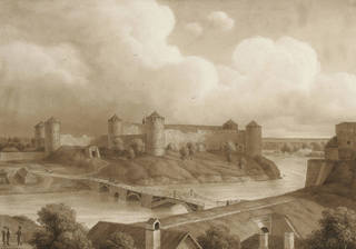 Karl von Kügelgen, Ruins of the Old Castle at Ivangorod (1818)