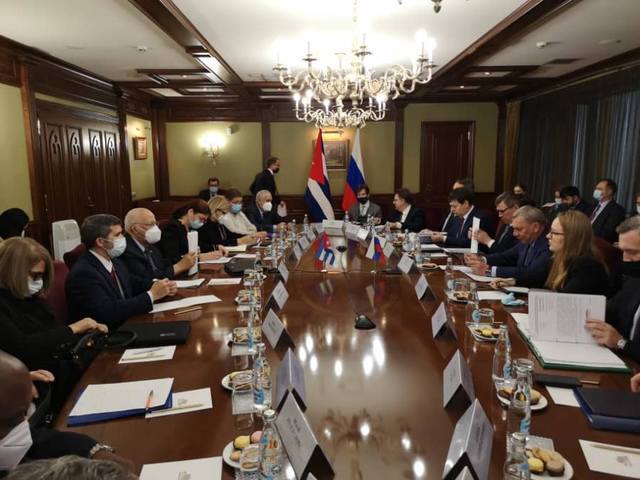 26 ноября 2021 года Состоялась встреча сопредседателей кубино-российской межправительственной комиссии.