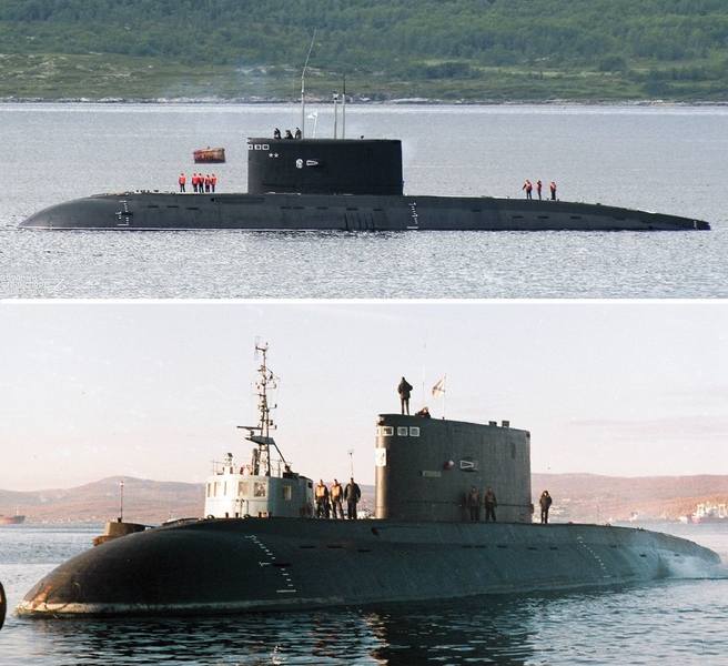 Б-177 «Липецк» и  Б-808 «Ярославль»