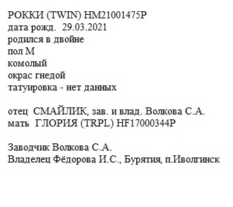 Рокки анк Ирина Фёдорова