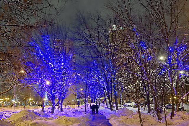 Бульвар возле Ленинского пр.Фото Морошкина В.В.