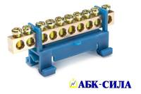 ШИНА НУЛЕВАЯ НА DIN-РЕЙКУ 6х9 (малый изолятор)