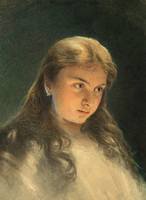 7Художник Виктор Алексеевич Бобров. Девушка.