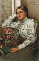 11Художник Виктор Алексеевич Бобров. Задумчивость.