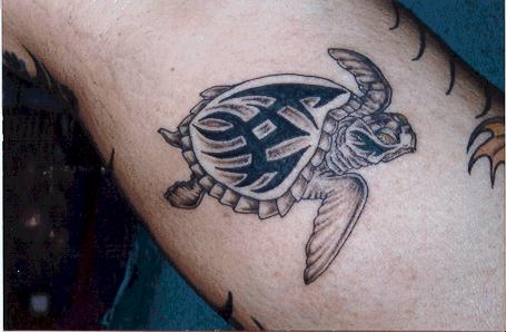 Фото и значение татуировки Черепаха. 207565