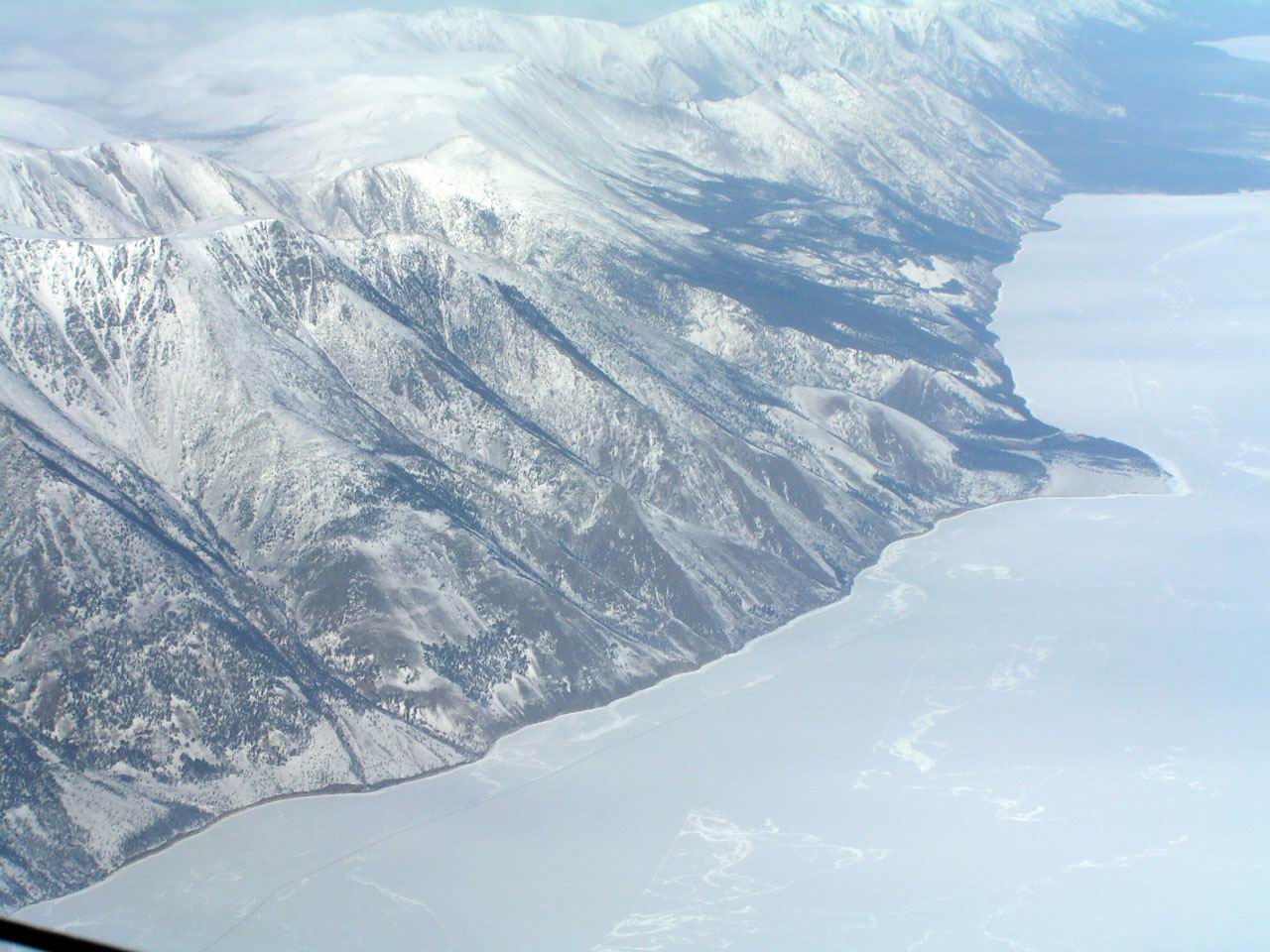 Вид из кабины пилота "Байкал"