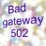 Bad gateway 502