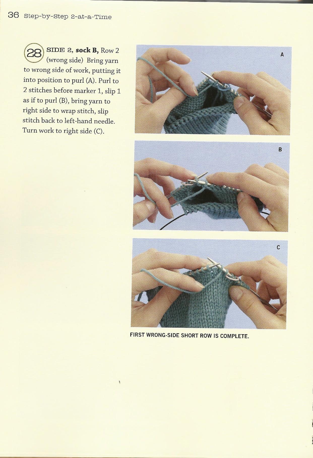 Toe -Up 2-at-a-time socks 43
