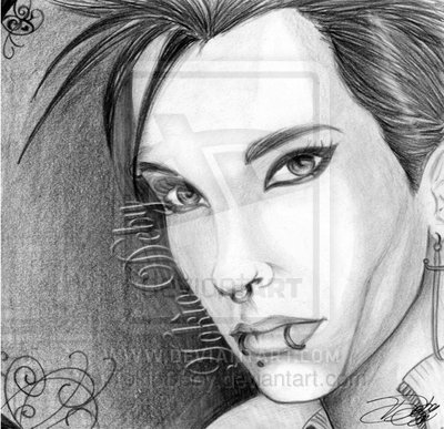 bill kaulitz fanart by tokiodeby-d5516el