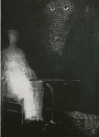 I saw above the misty outline of a human form 1896