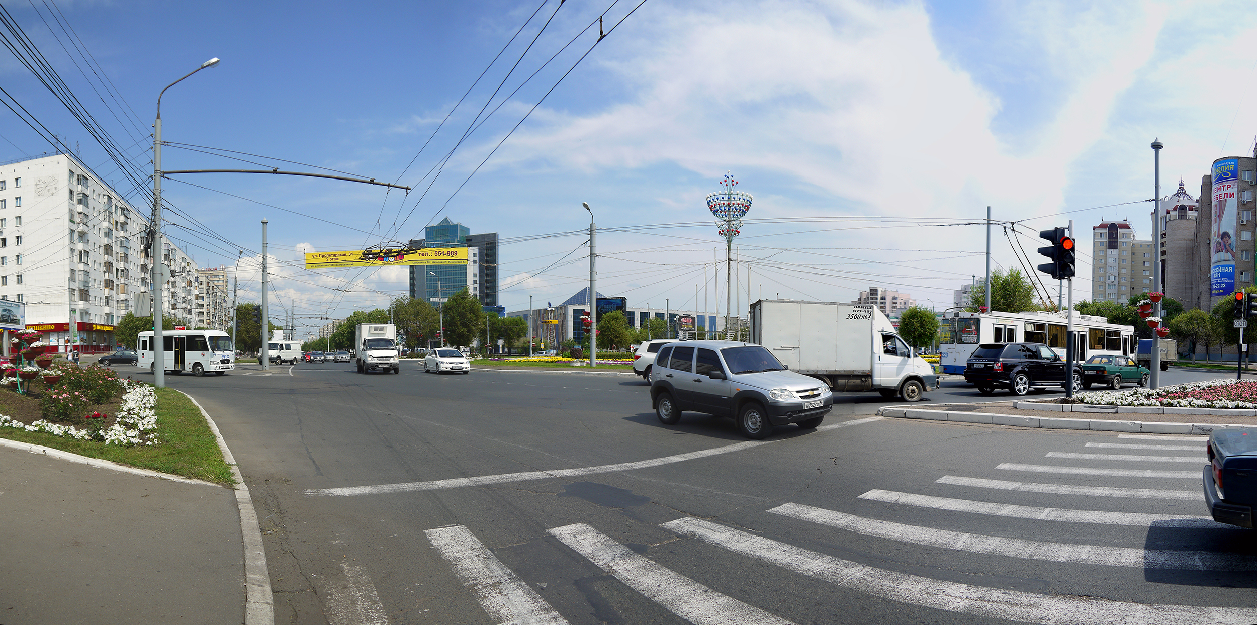 Транспортное кольцо улиц Чкалова и Жукова