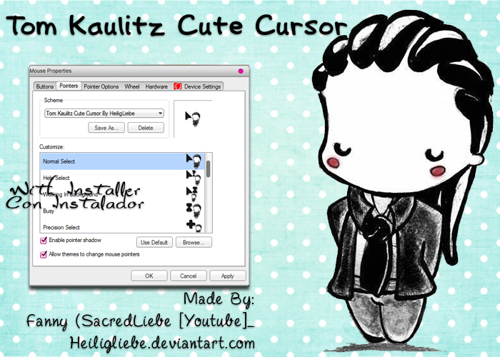 tom kaulitz cute cursor by heiligliebe-d56xa0p