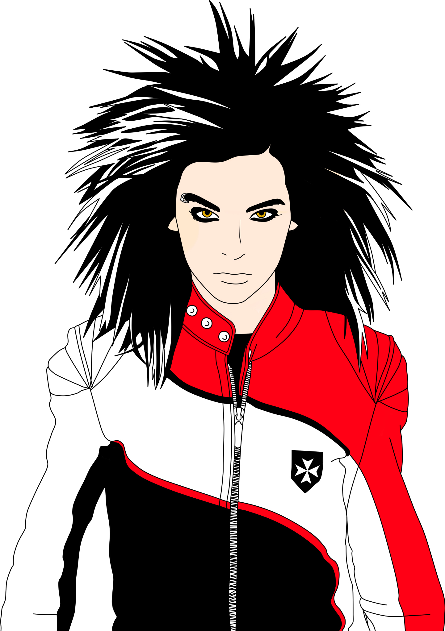 bill kaulitz vector by raykugen-d5dh2lf