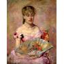Cassatt Mary Lady with a Fan aka Portrait of Anne Charlotte Gaillard