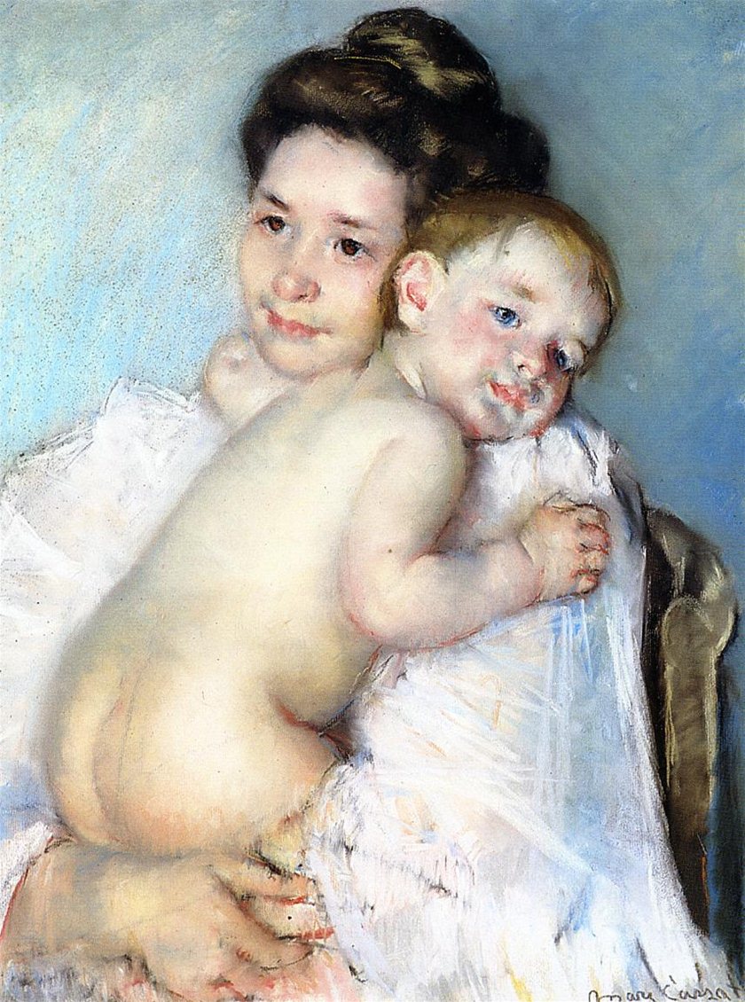 Cassatt Mary Mother Berthe Holding Her Baby