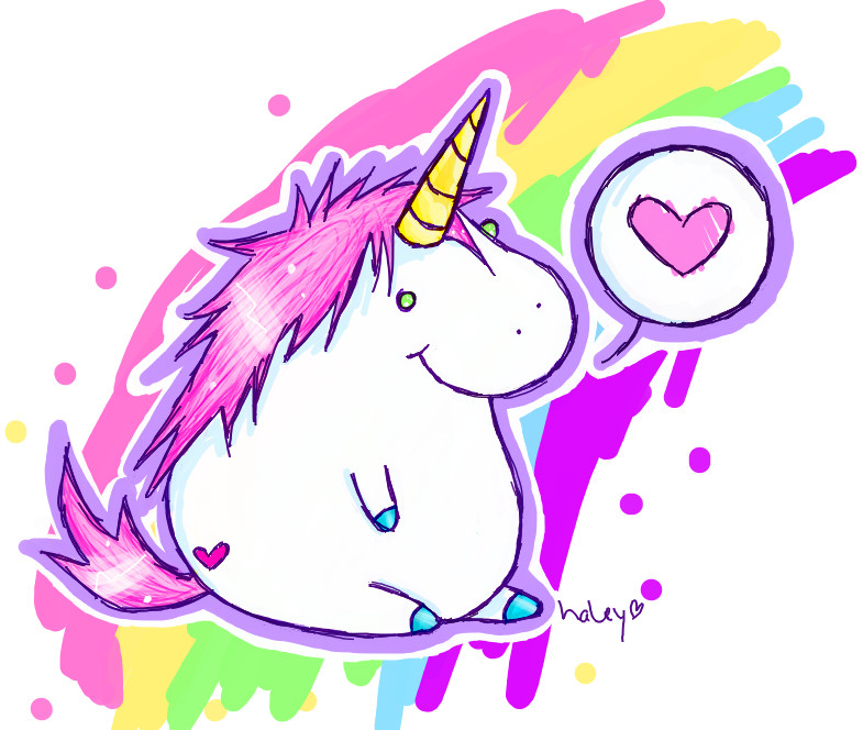 FAT UNICORN by sprinklexeater