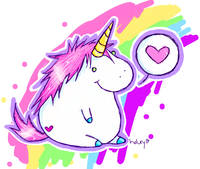 FAT UNICORN by sprinklexeater