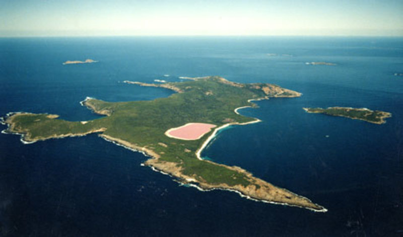 Pink Hiller Lake