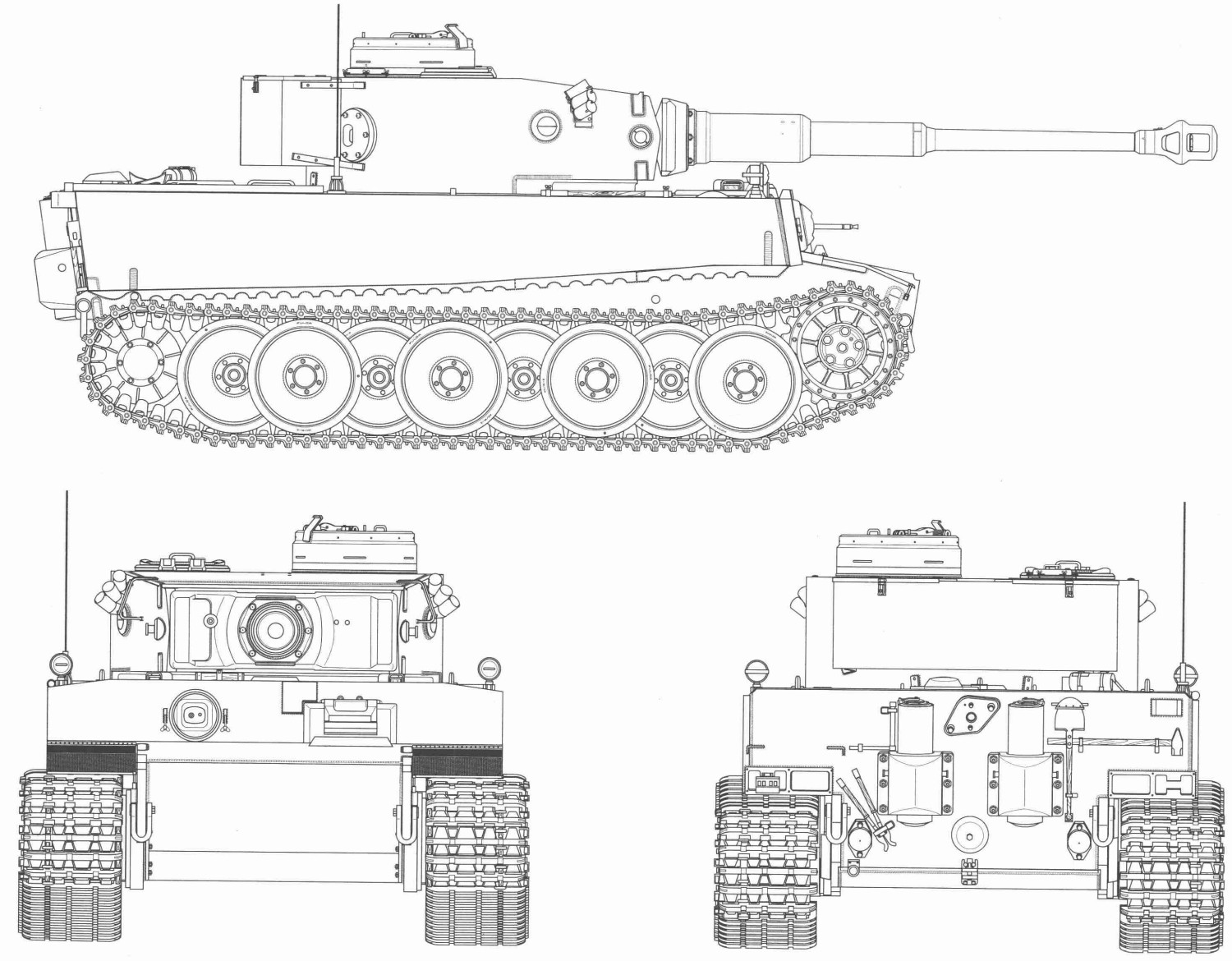 Tank габариты. Тигр 1 сбоку чертеж. Танк тигр чертежи. Чертежи танка Tiger 1. Тигр 2 сбоку чертеж.